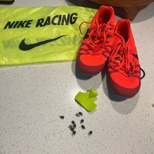 Nike Kids Bright Red and Black Sneakers